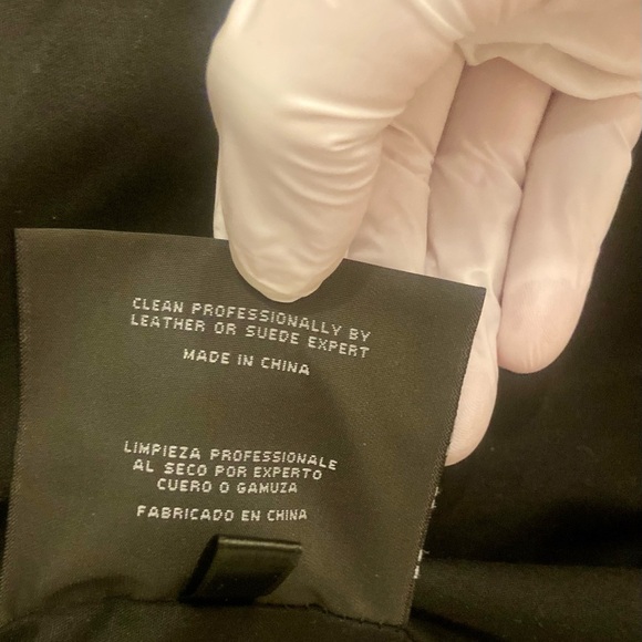 Marc New York Black Leather Jacket New Never Worn with Tags - Picture 9 of 9